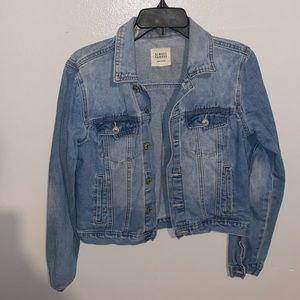 Light wash blue, denim, jean jacket. Size medium